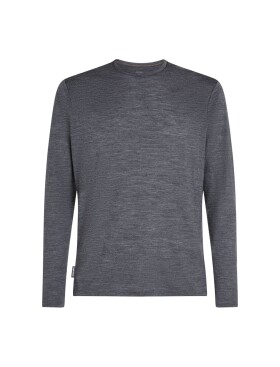 Pánské merino tričko s dlouhým rukávem ICEBREAKER Mens 125 Cool-Lite Sphere III LS Tee, Midnight Navy Heather velikost: L