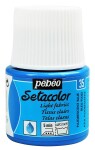 Pébéo Barva na textil Setacolor Light fabric 45 ml - Fluo modrá 35