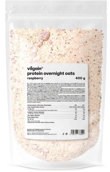 Vilgain Protein Overnight Oats – malina 400 g