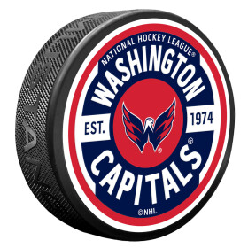 Mustang Puk Washington Capitals NHL Gear Textured Puck