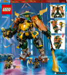 LEGO® NINJAGO® 71794 Lloyd, Arin jejich tým nindža robotů