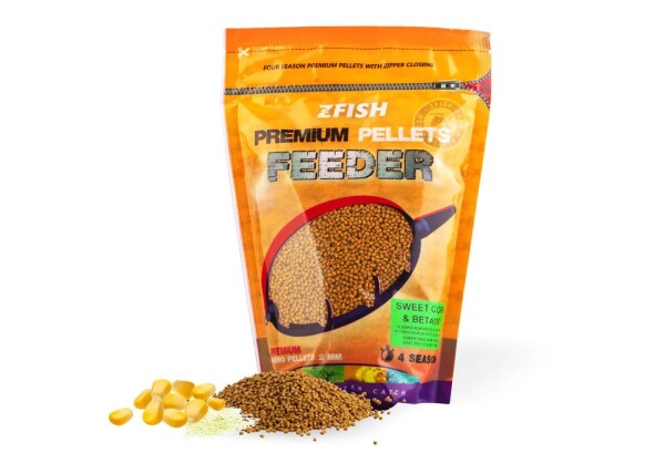 Zfish Mikro Pelety 2mm 700g - Sweet Corn & Betaine,Zfish Mikro Pelety 2mm 700g - Sweet Corn & Betaine