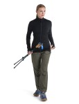 Dámská merino mikina ICEBREAKER Wmns 260 Quantum IV LS Zip, Black velikost: XS