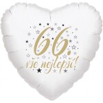 66. narozeniny balónek srdce Balonky.cz 66. narozeniny balónek srdce Balonky.cz