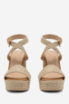 Sandály DeeZee LOLA KL-F20074-36 Materiál/-Jutové plátno,Látka/-Látka