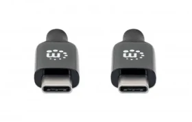 Manhattan Aktivní USB-C kabel černá / Kabel / USB 3.2 Gen 2 / 10 Gbps / 60 W / 3 m (355964)