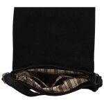 Trendy dámská koženková crossbody kabelka Joselyna, černá