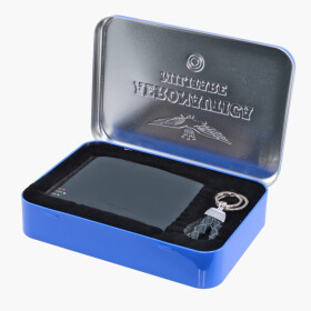Set Peněženka a přívěsek Aeronautica Militare Gift AM-191-05 modrá