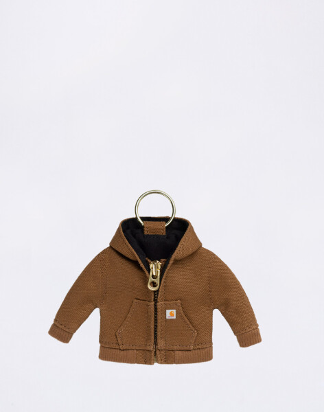 Carhartt WIP Mini Active Jacket Keychain Hamilton Brown