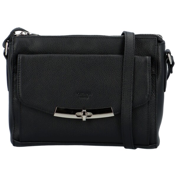 Kožená dámská crossbody Malone Katana, černá