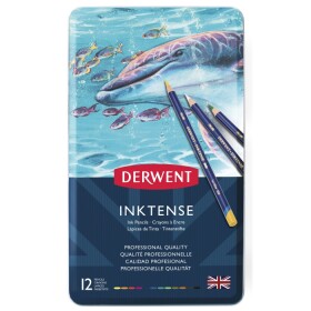DERWENT Inktense 0700928 12ks akvarelové pastelky