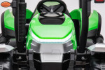 Mamido Dětský elektrický traktor s přívěsem BLT zelený