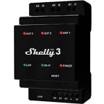 Shelly 2x Blu TRV & Blu Gateway Gen3 Gateway, termostatická hlavice na radiátor Bluetooth Low Energy, Wi-Fi