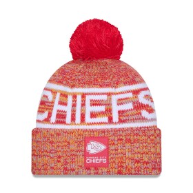 New Era Pánská zimní čepice Kansas City Chiefs NFL 2025 Sideline Sport Knit