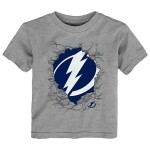 Outerstuff Dětské tričko Tampa Bay Lightning NHL BreakThrough Velikost: Dětské L (158 – 164)