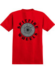 Spitfire OG CLASSIC FILL RED BLACK WHITE Prints pánské tričko krátkým rukávem