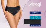 Dámské kalhotky sloggi Romance Tai - černé - SLOGGI BLACK 44