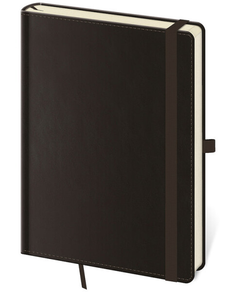 Zápisník tečkovaný (čtverečkovaný) A5 - Double Black