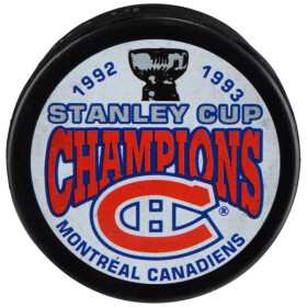 Fanatics Puk Montreal Canadiens 1993 Stanley Cup Champions