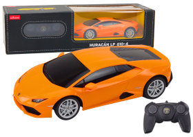 RASTAR Auto na dálkové ovládání R/C Lamborghini Huracan 1:24 Rastar oranžové