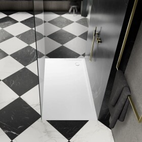Sprchová vanička obdélníková Kaldewei Superplan 120x90 cm smaltovaná ocel alpská bílá 385100010001 385100010001