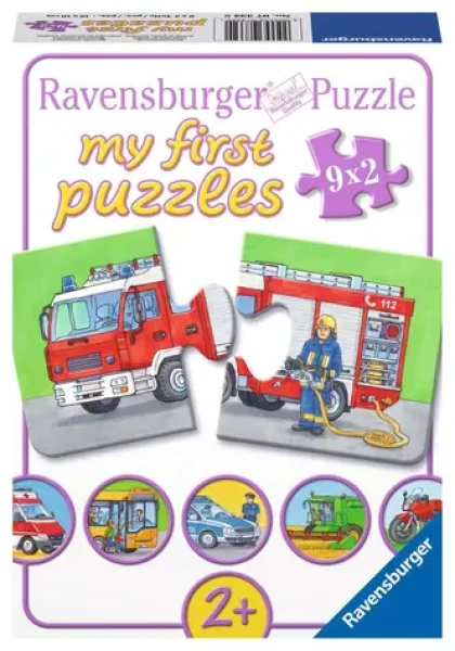 Ravensburger Moje první Dopravní prostředky 9 x 2 18 dílků