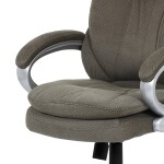 Kancelářské křeslo, houpací mechanismus, šedá látka, KA-G198 GREY2