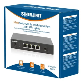 Intellinet Switch 4x 2,5G + 10G SFP+ / 5-port / Unmanaged / 2500 Mbps (562058)