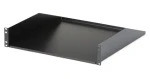 StarTech 2U rack police černá / Police do racku / 19" / nosnost 56,6 kg / hloubka 457 mm (CABSHELFHD)