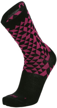 Outdoorové ponožky Mico LIGHT W. OUTDOOR SOCK NATURAL MERI - růžové Velikost textilu: L