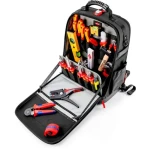 Knipex Tool Backpack Modular X18 Electric černá / Batoh na nářadí pro elektrikáře / 22 ks (00 21 50 E)