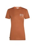 ICEBREAKER W 150 Tech Lite SS Tee Adventure Rid, Dusty Clay velikost: XS