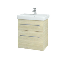 Dřevojas - Umyvadlová skříňka GO SZZ2 55 - D04 Dub / Úchytka T02 / D04 Dub 28100B