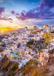 ENJOY Puzzle Západ slunce nad Santorini