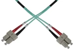 OEM SC-SC / Optický patch kabel / Duplex / MM 50/125 OM3 / Modrá / 5m (8595589813230)