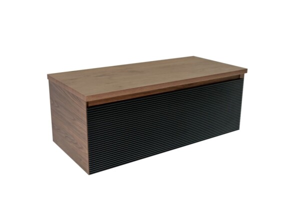 Koupelnová skříňka s krycí deskou Naturel Monza 99x30x45 cm ořech mat MONZA100BN MONZA100BN