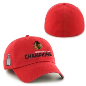 47 Brand Pánská Kšiltovka Chicago Blackhawks 2015 Stanley Cup Champions Franchise RED Velikost: