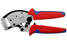 Knipex Twistor16 97 53 18 SB Samonastavitelné kleště pro lisování kabelových koncovek otočnou lisovací hlavou 200mm 97 53 18 SB