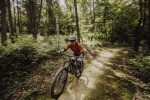 Dres FORCE MTB MOUNT krátký rukáv, cihlový (Barva cihlová, velikost S)