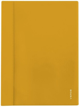 Rychlovazač A4 PVC s kapsou VERDE hořčice