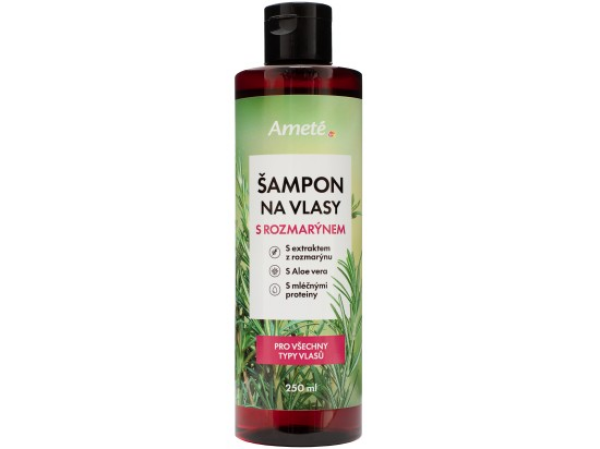 Ameté rozmarýnový šampon s aloe vera a mléčnými proteiny 250 ml