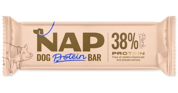 NAP Vepřová proteinová tyčinka / Pamlsek pro psy / vepřová játra / 50 g (K64-970049)