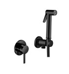 PAFFONI - Bidet Kit Bidetová baterie pod omítku, se sprškou a tělesem, matná černá KITDUP110NO