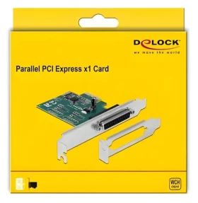 Delock PCI Express x1 / Karta PCI Express / 1x paralelní port / Low profile (90412)