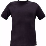 Triko TEESTA unisex tmavě hnědé s krátkým rukávem 100% bavlna L tmavě hnědé