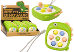 Mamido Dovednostní hra Whack A Mole Dino zelená s písmeny