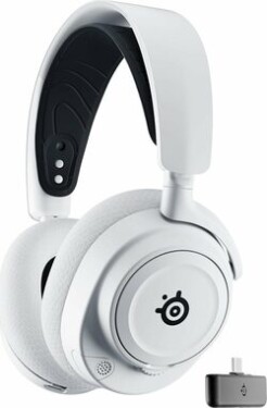 SteelSeries Arctis Nova 7X bílá / Herní bezdrátová sluchátka / BT + USB-AUSB-C / mikrofon (61567)