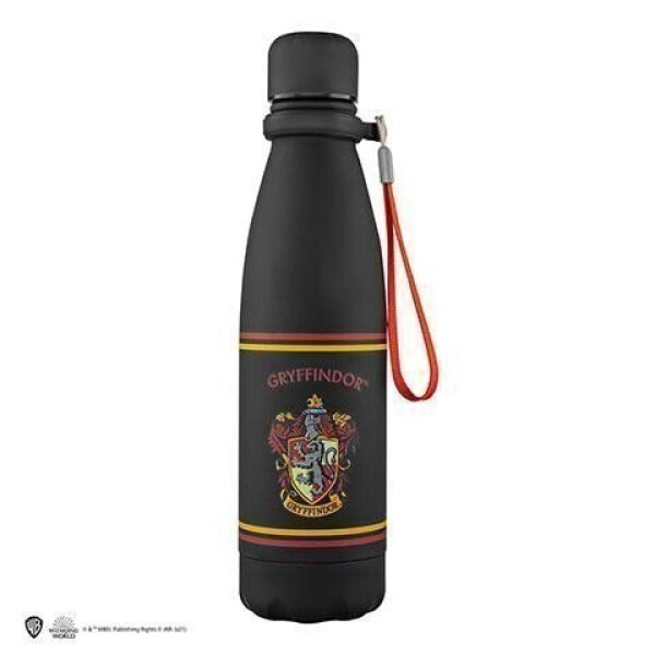 Harry Potter Nerezová láhev na pití 500 ml na teplé a studené nápoje - Nebelvír