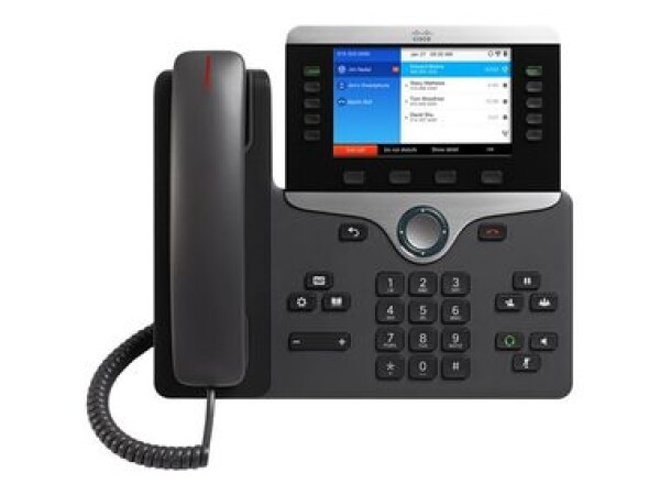 Cisco IP Phone 8861 (určeno pro Cisco UC Manager) černá / Telefon VoIP / Wi-Fi / SIP / RTCP / RTP / SRTP / SDP (CP-8861-K9=)