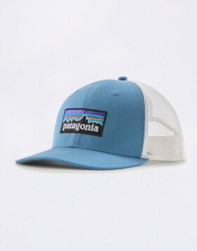 Patagonia P-6 Logo Trucker Hat Shore Blue